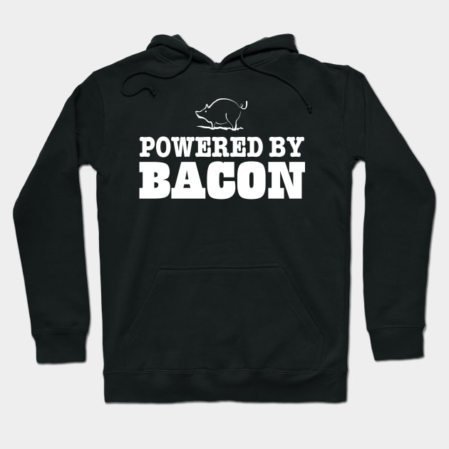 Powered by bacon Hoodie by pickledpossums